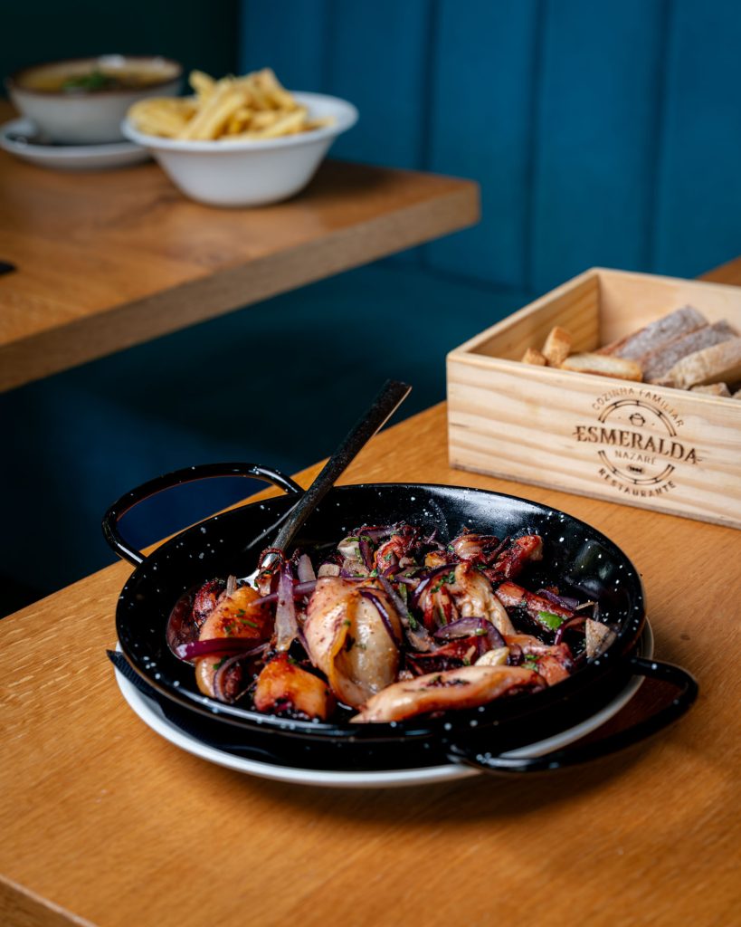 Food photography for Esmeralda restaurant in Nazare, Portugal