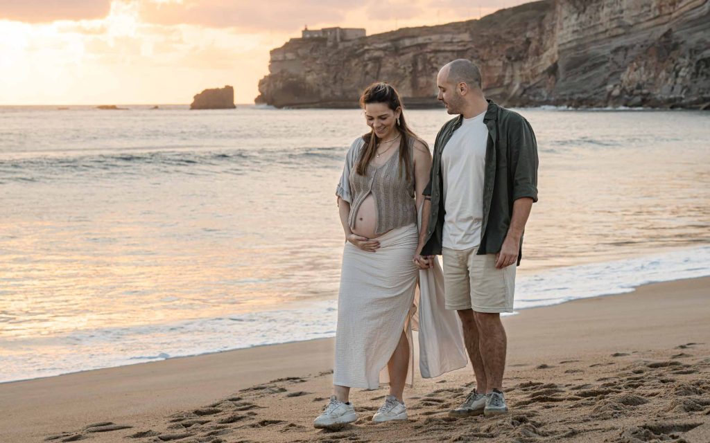 PREGNANCY photography Nazare Portugal - Kamila Weder Photography
