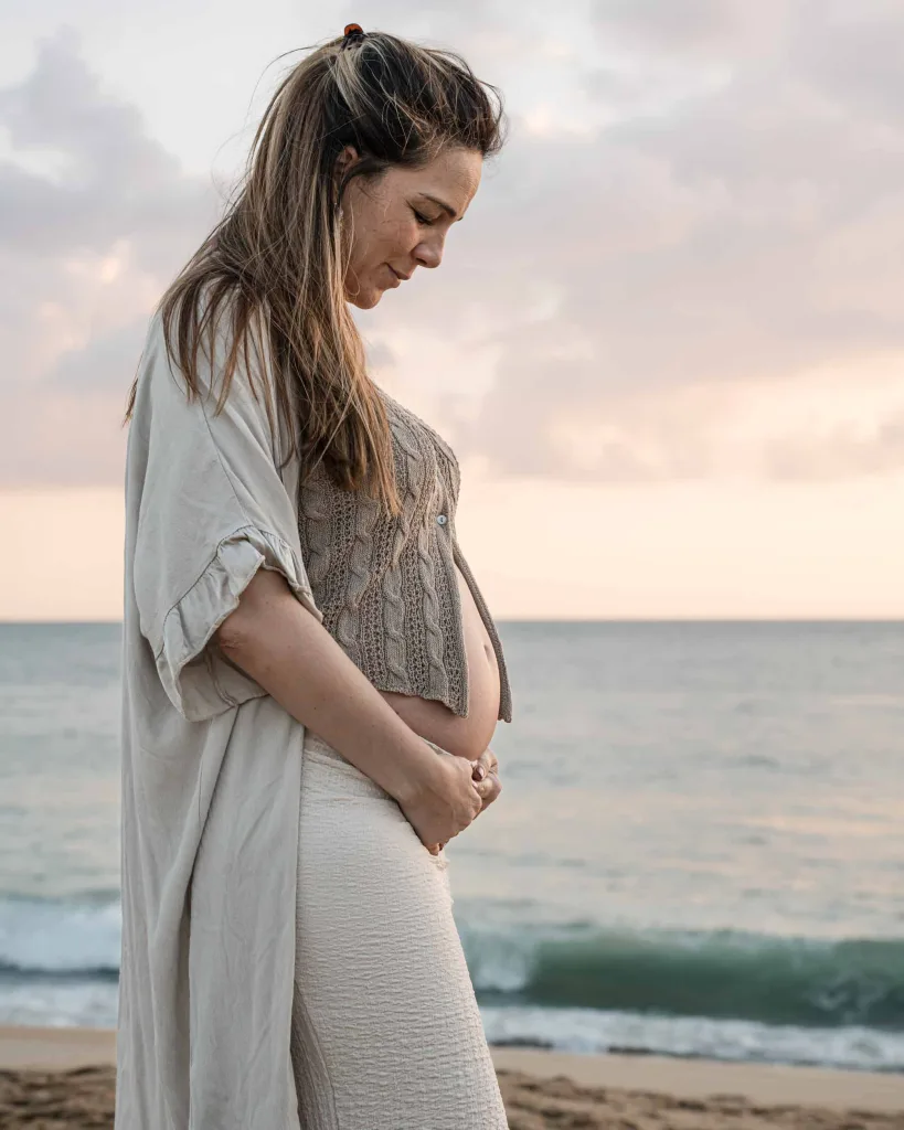 PREGNANCY photography Nazare Portugal - Kamila Weder Photography