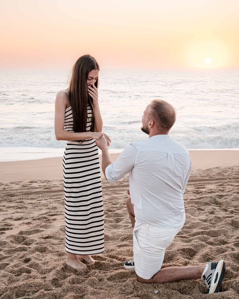 ENGAGEMENT photography Nazare Portugal - Kamila Weder Photography