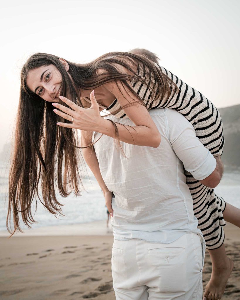 ENGAGEMENT photography Nazare Portugal - Kamila Weder Photography