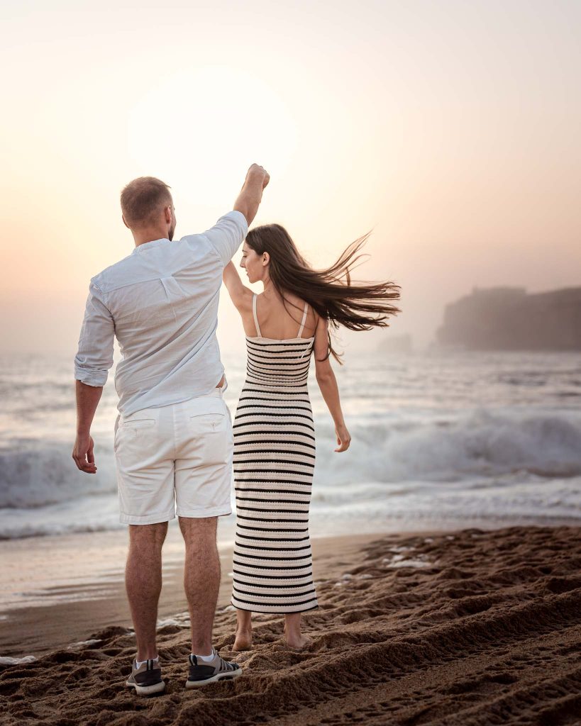 ENGAGEMENT photography Nazare Portugal - Kamila Weder Photography