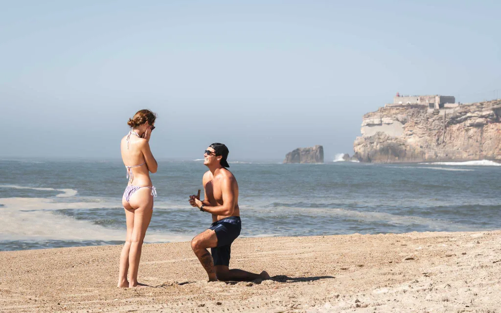 ENGAGEMENT photography Nazare Portugal - Kamila Weder Photography