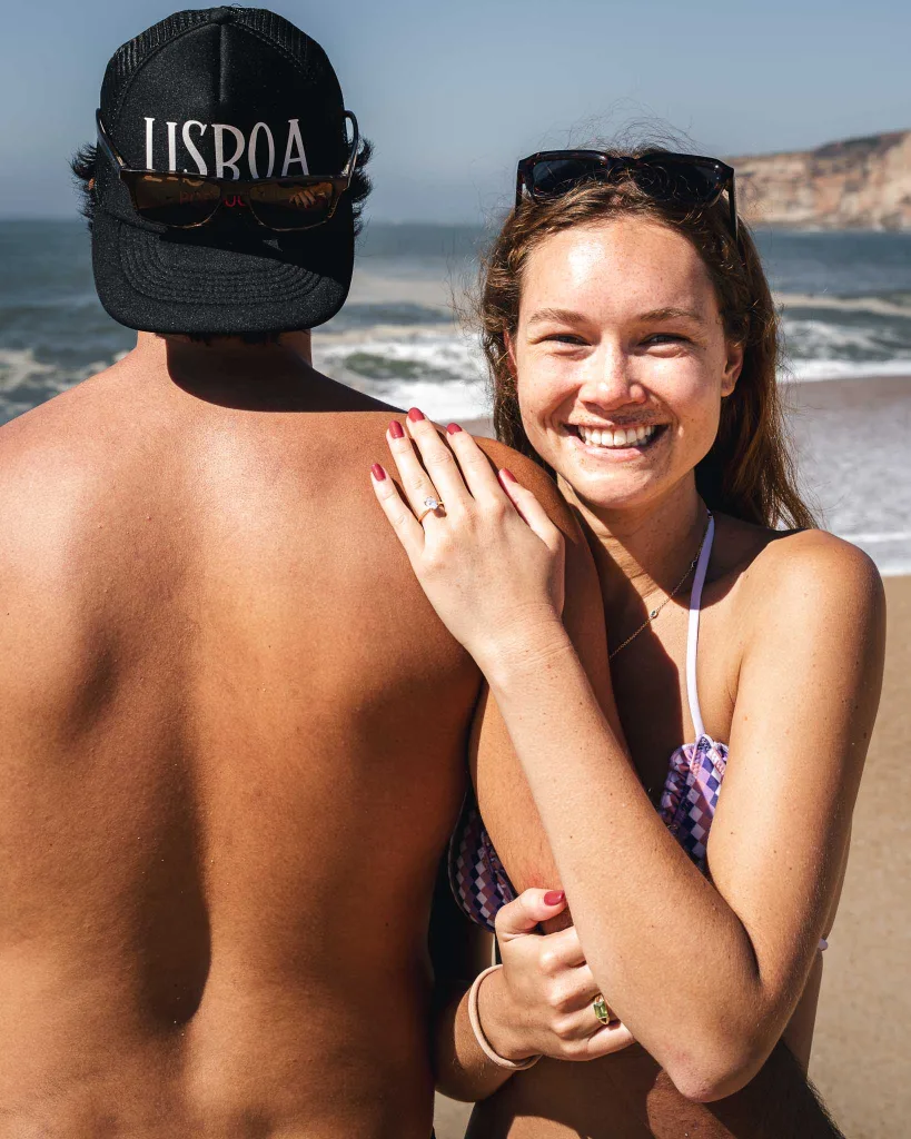 ENGAGEMENT photography Nazare Portugal - Kamila Weder Photography