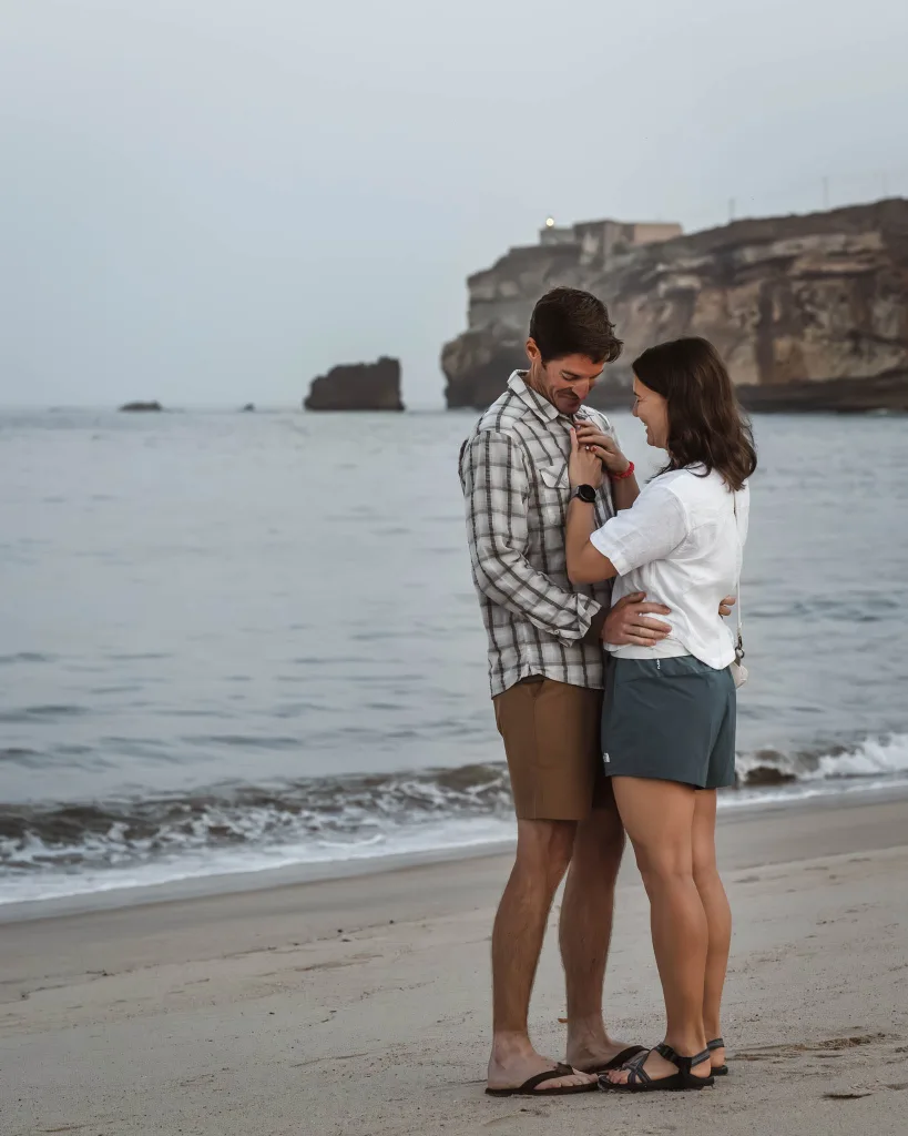 ENGAGEMENT photography Nazare Portugal - Kamila Weder Photography